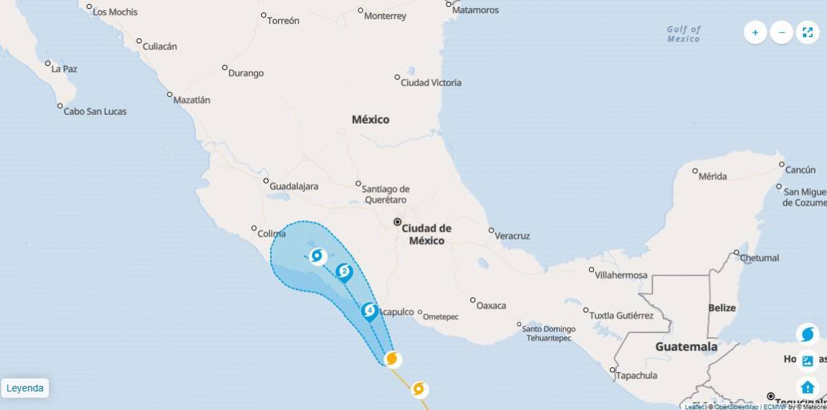 El Huracán Otis avanza hacia México con pronósticos de peligro extremo