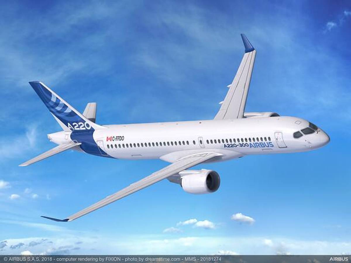 Airbus busca aumentar su presencia en América Latina con el nuevo avión A220