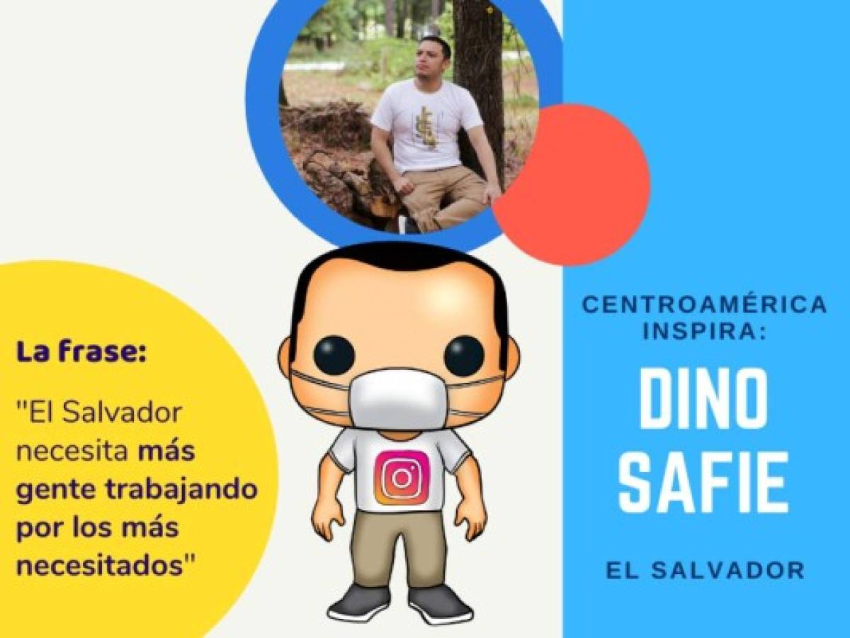 Dino Safie, el influencer salvadoreño con corazón solidario