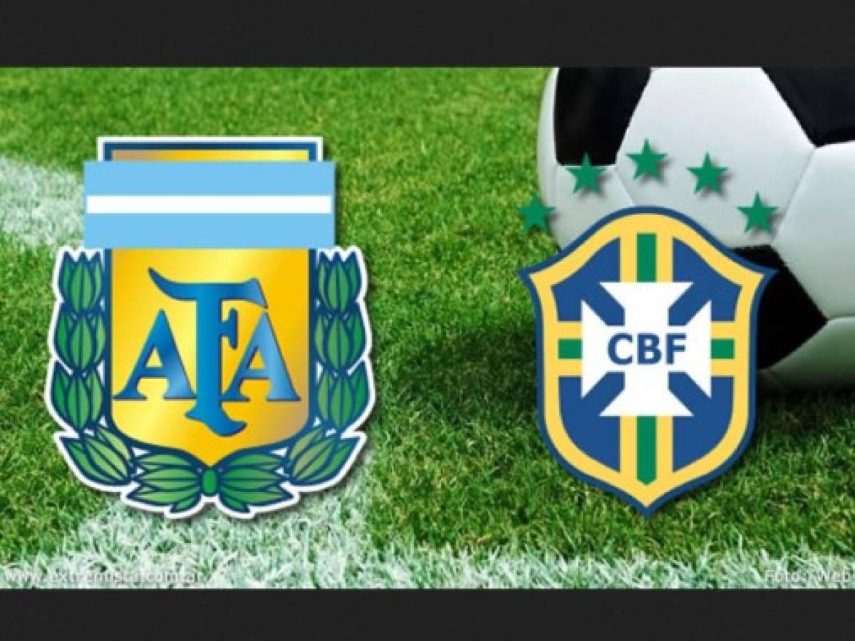 Superclásico Argentina-Brasil celebra su partido centenario en suelo árabe