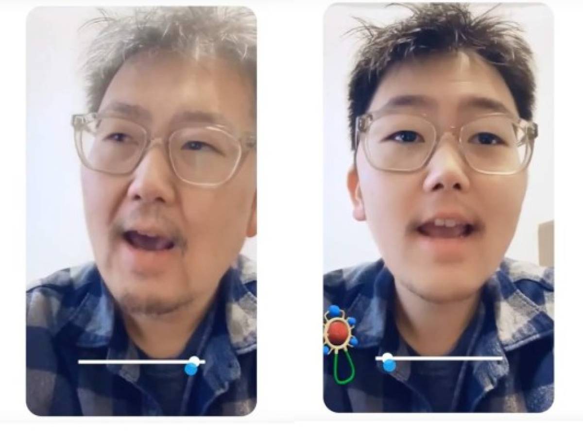 Snapchat permite a los usuarios envejecer y rejuvenecer
