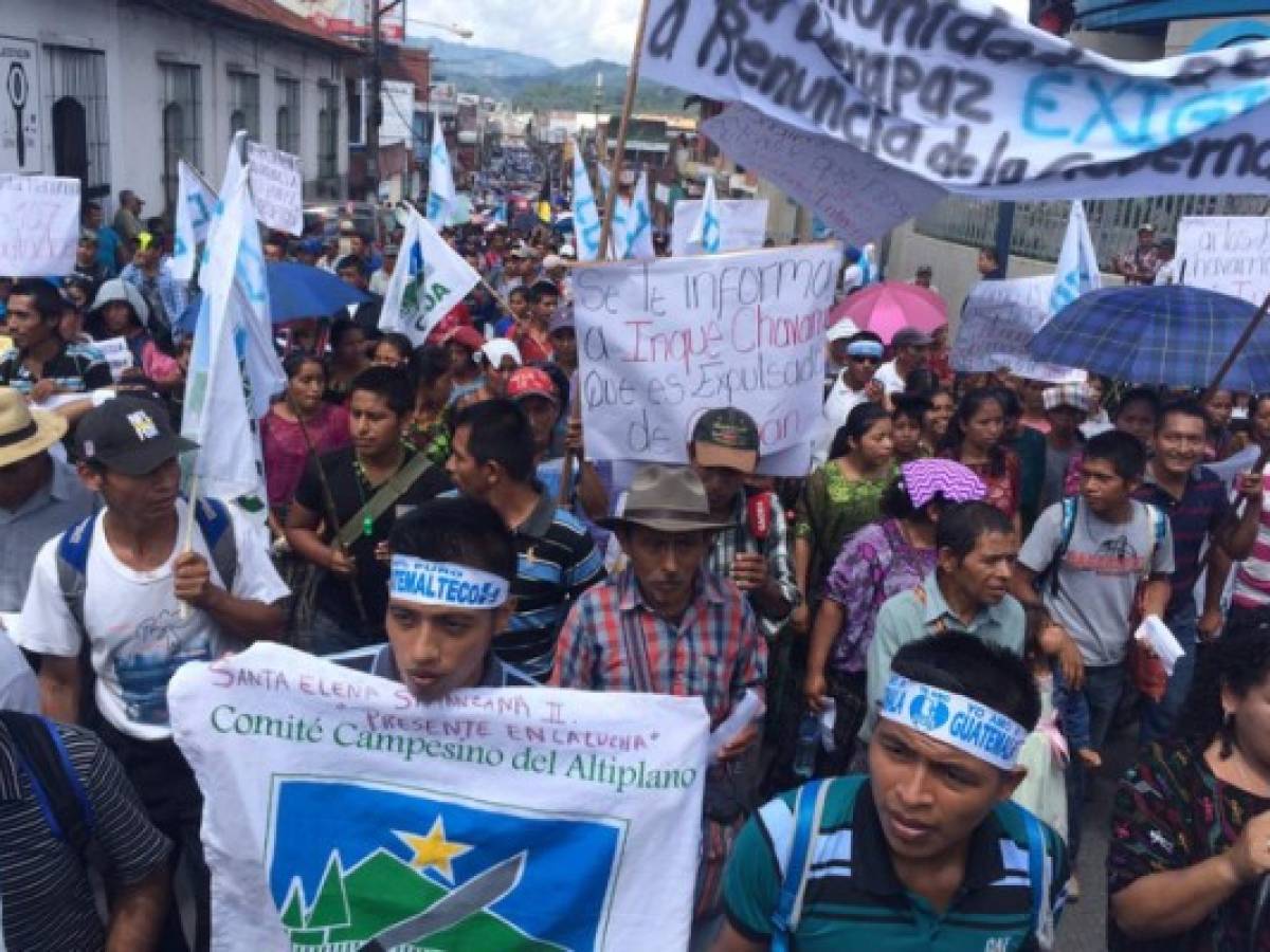 Guatemala: La Plaza se convirtió en un mosaico humano