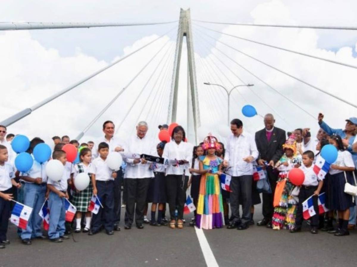 Panamá inaugura el Puente del Atlántico, el tercero sobre el Canal