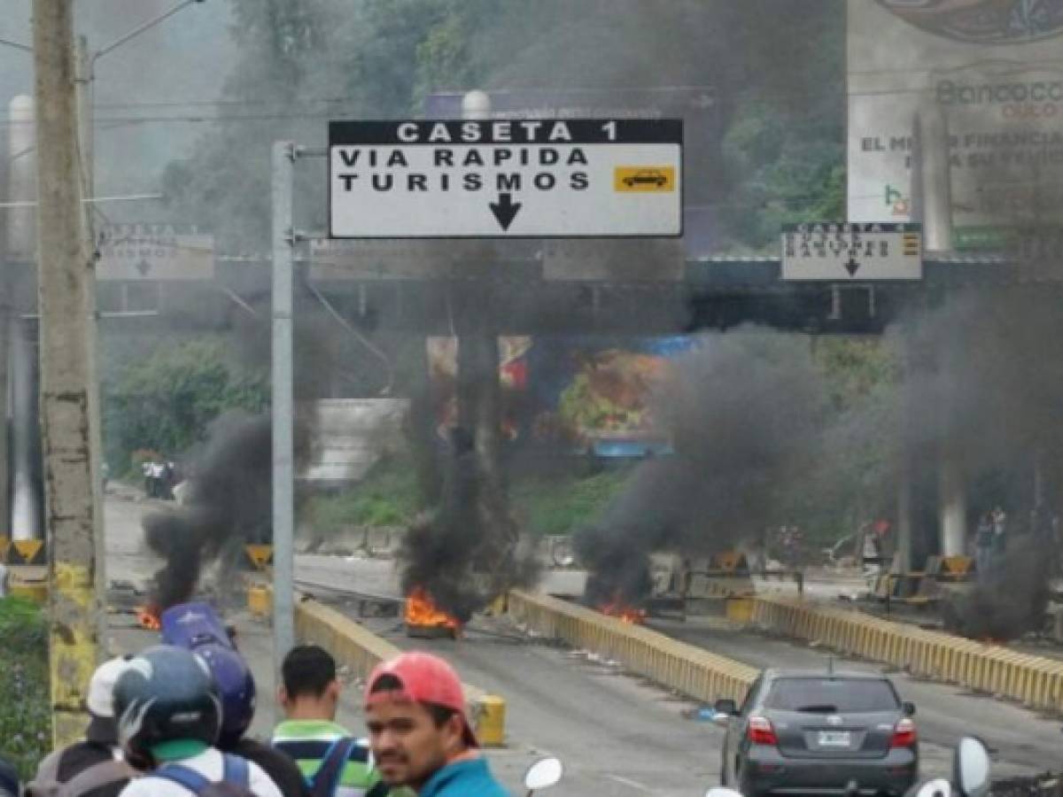 Protestas y vandalismo paralizan a Honduras