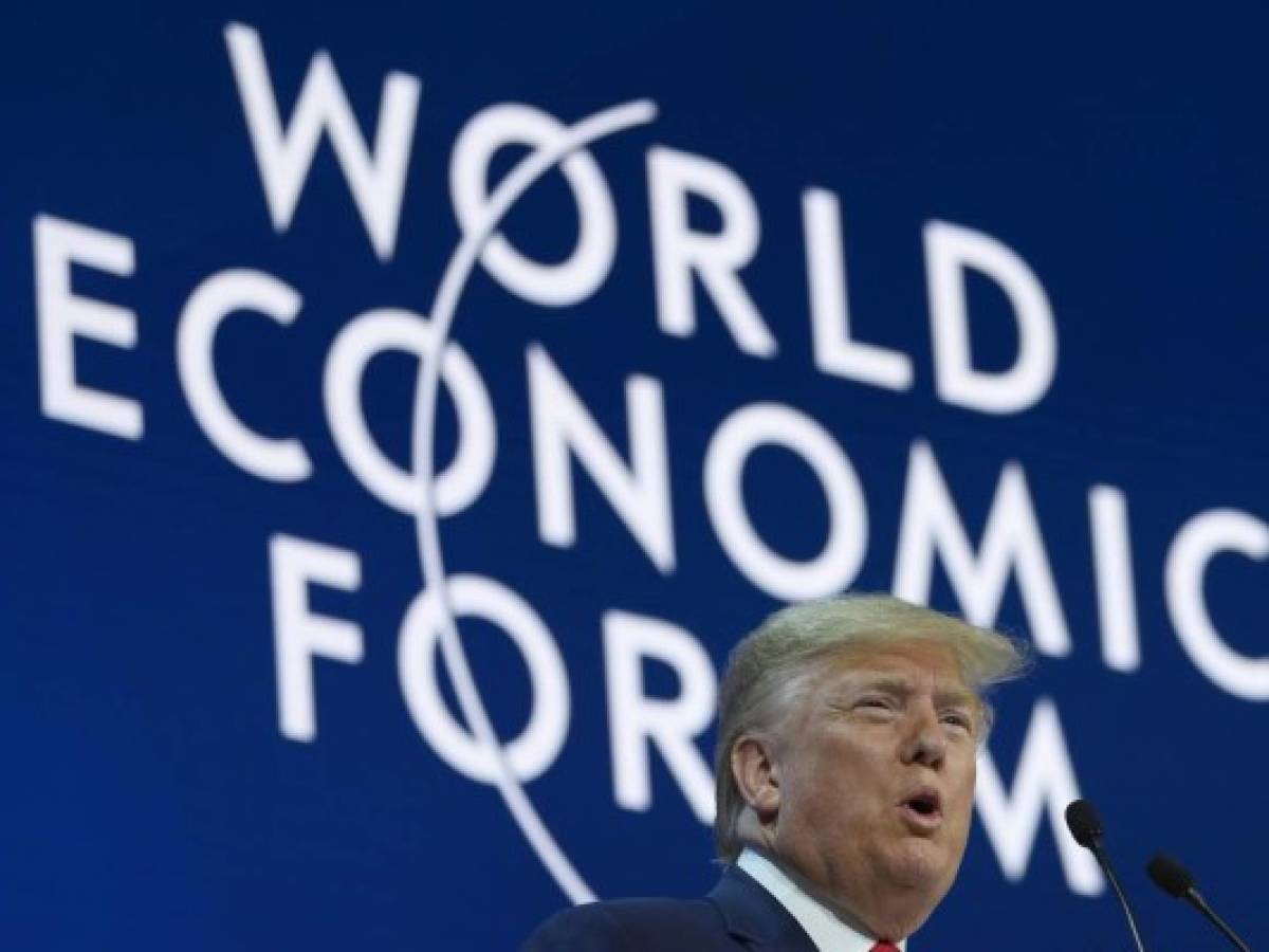 Trump denuncia ‘catastrofismo’ climático en su discurso en Davos