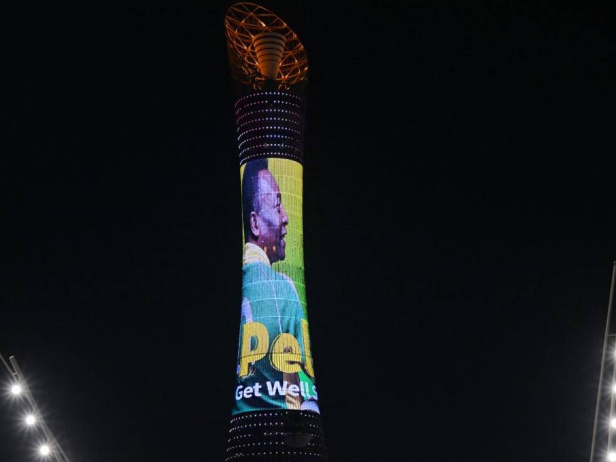 Los apoyos a Pelé desde Doha, la sede del Mundial 2022