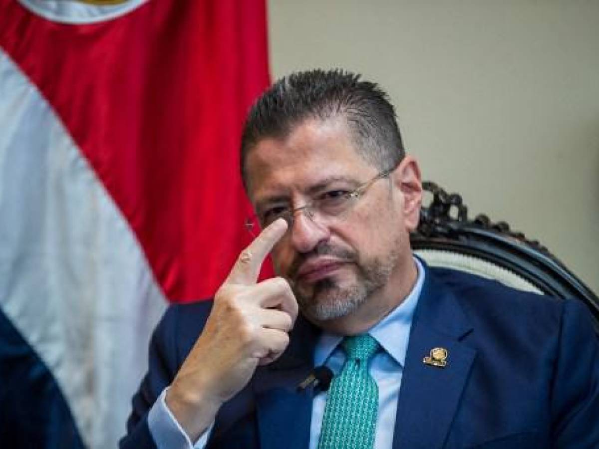 Presidente de Costa Rica: ‘Haremos lo posible para no llegar al estado de excepción’