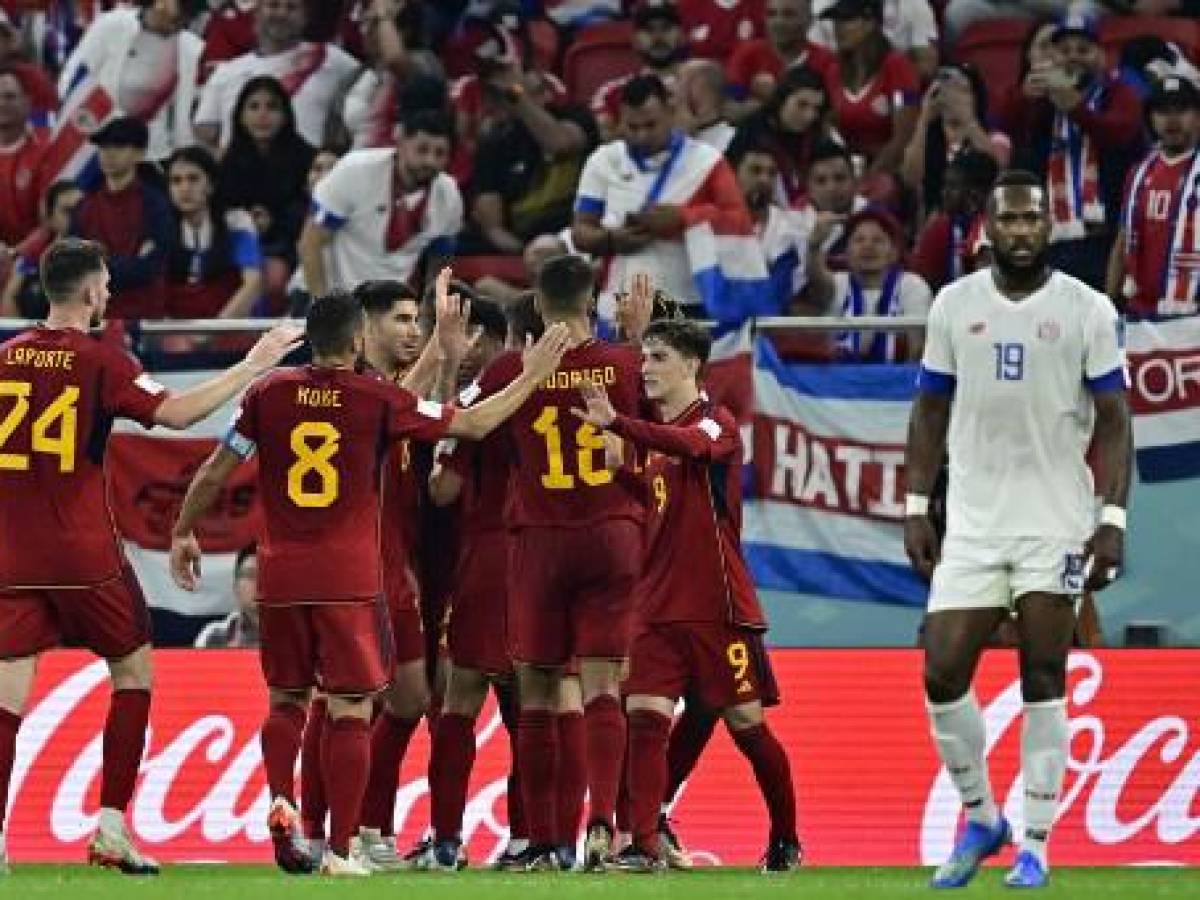 España se hace un hueco entre los aspirantes al título tras su festival de goles ante Costa Rica