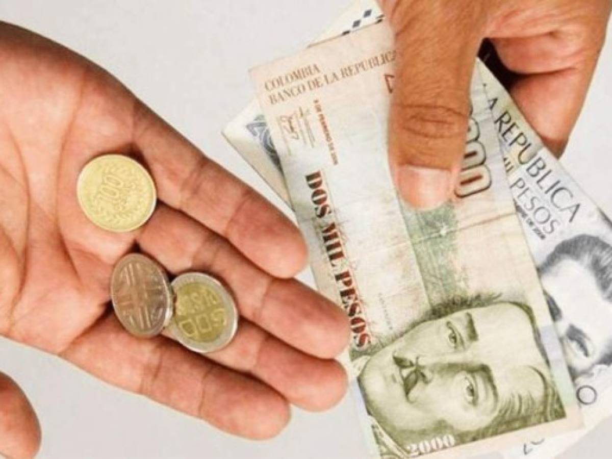 Colombia decreta un alza de 3.5% en salario mínimo para 2021