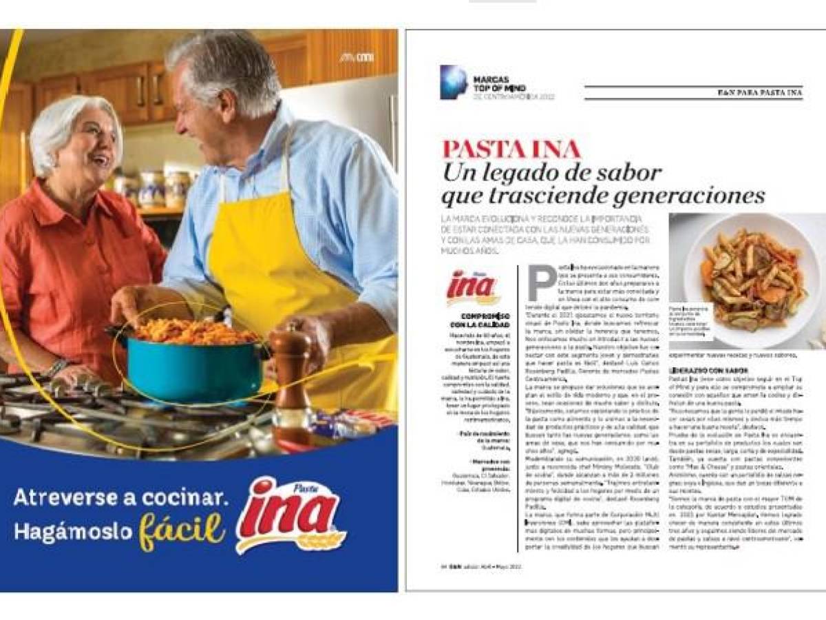 Pasta INA: Un legado de sabor que trasciende generaciones