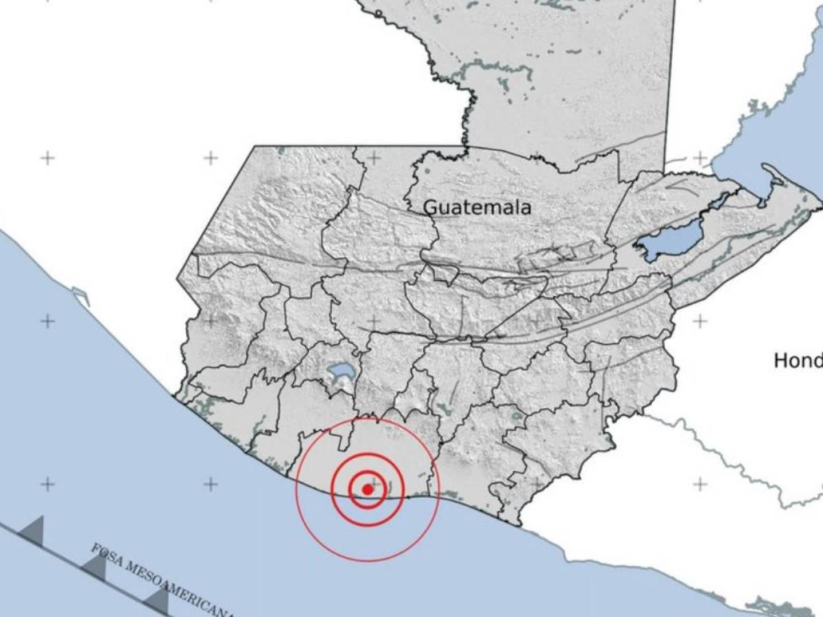Sismo frente a costas de Guatemala también fue percibido en El Salvador