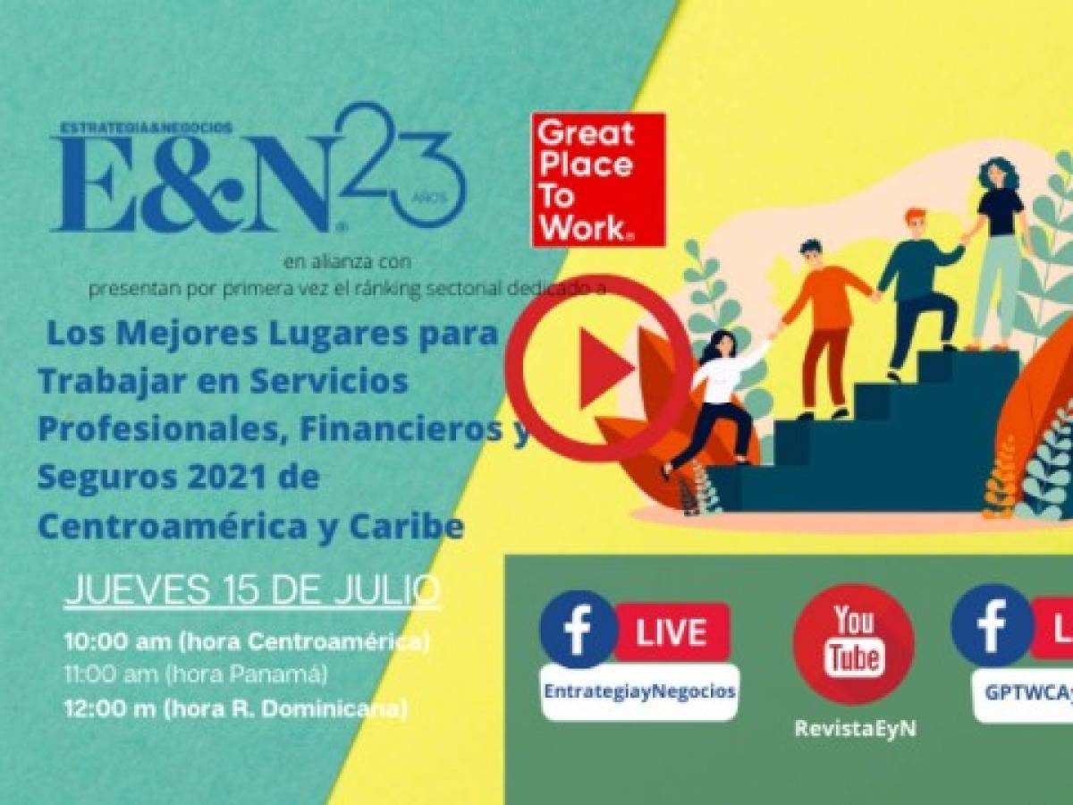 Encuentros EyN: Los Mejores Lugares para Trabajar en Servicios profesionales, financieros y Seguros de Centroamérica y Caribe