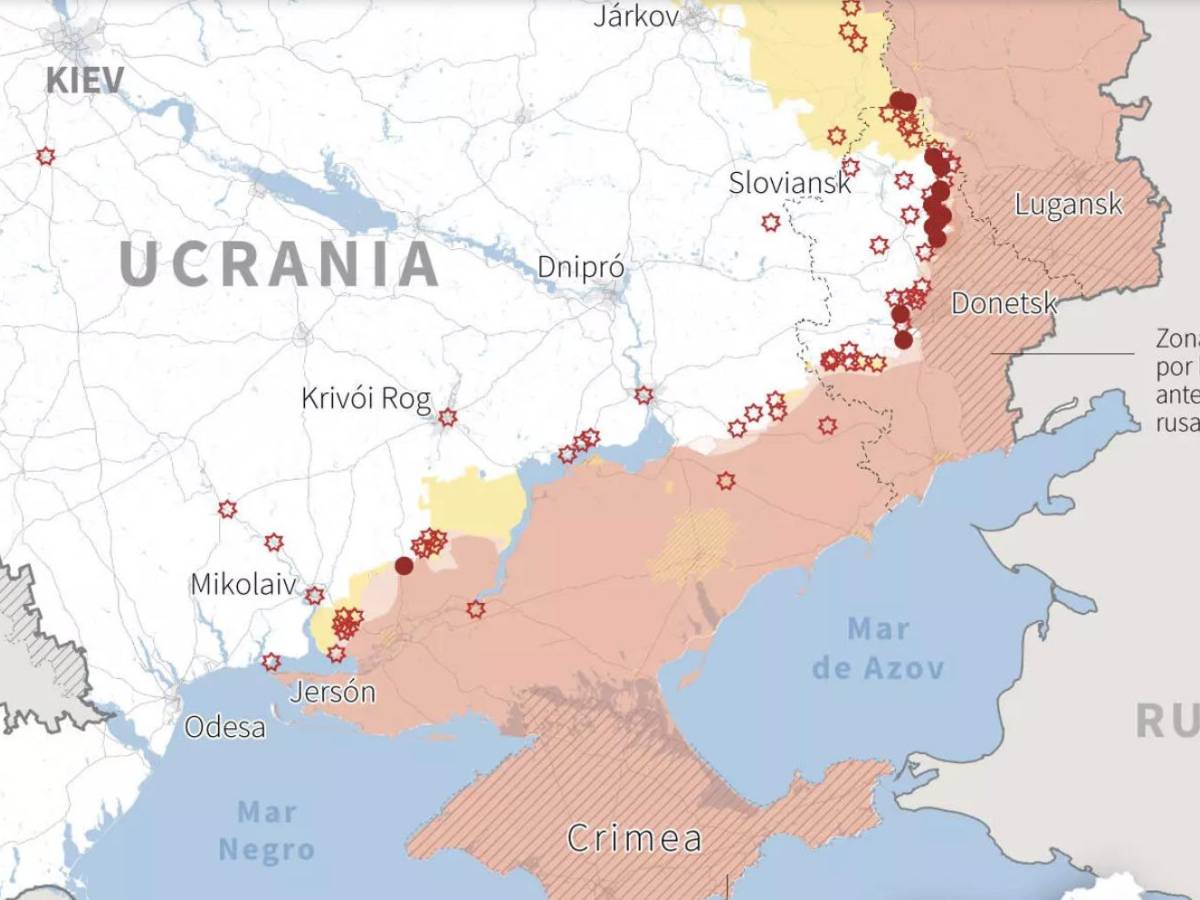 Ucrania recupera terreno en Jersón, región clave en el sur