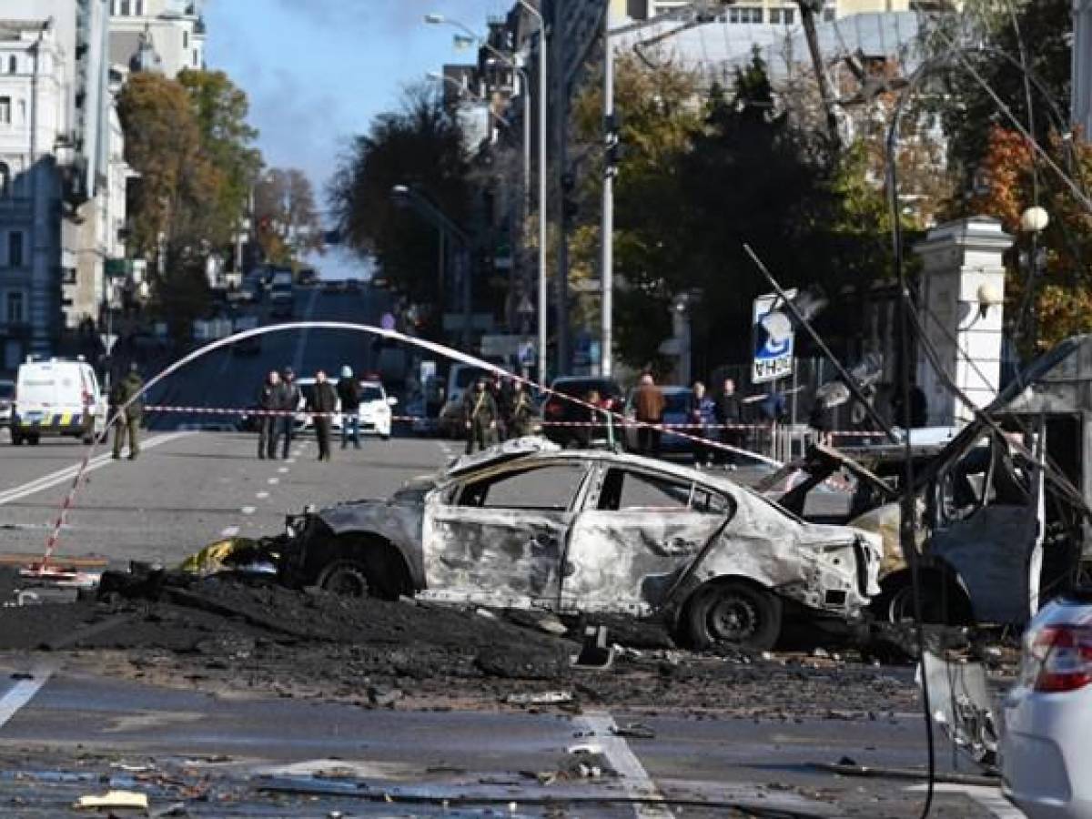La capital de Ucrania bajo el shock después de los bombardeos rusos