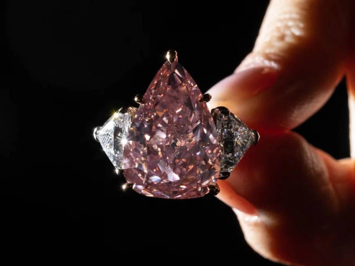 Así es el diamante rosa ‘Fortune Pink’, subastado por US$28.5 millones