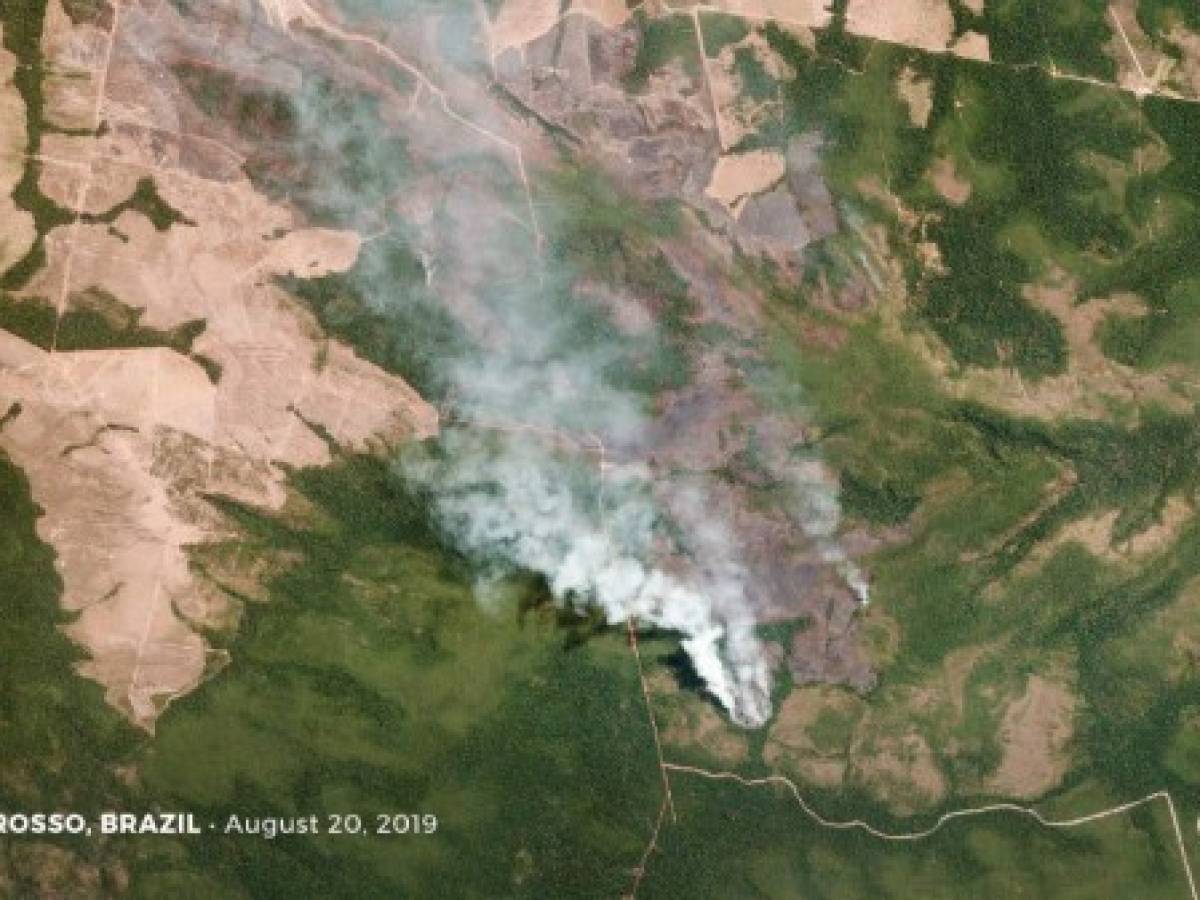 Grave incendio en el Amazonas dispara uso de fotos falsas (incluso entre famosos)