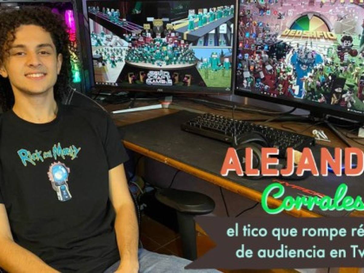 Alejandro Corrales: El tico que rompe récords de audiencia en Twitch