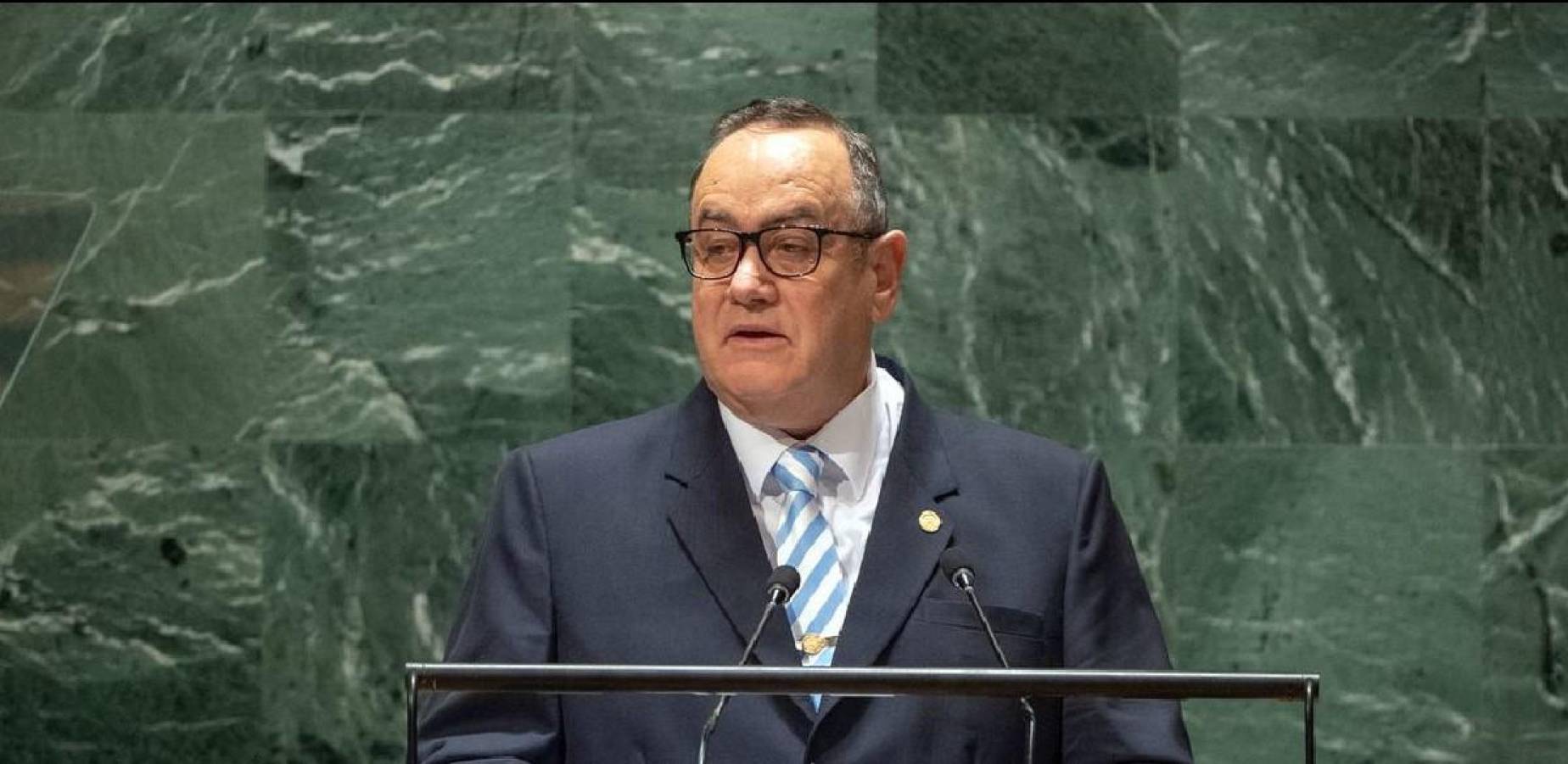 Giammattei dice en la ONU que elección en Guatemala tuvo 'una injerencia internacional innecesaria'