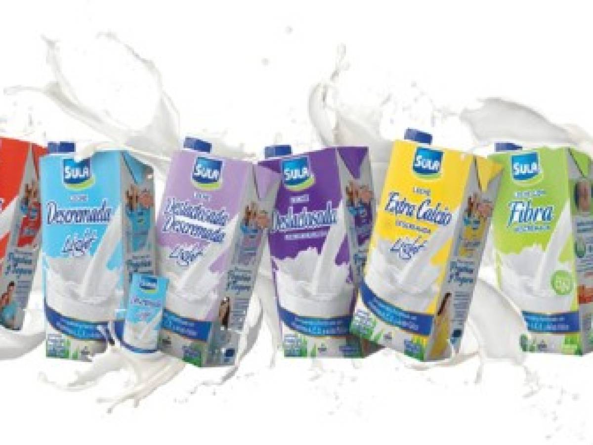 Los productos Sula son elaborados por la empresa láctea líder en Honduras, Lacthosa. Foto web.