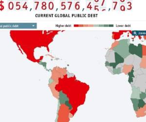 The Economist calcula que cada habitante del mundo debe (en deuda pública) US$7.700.