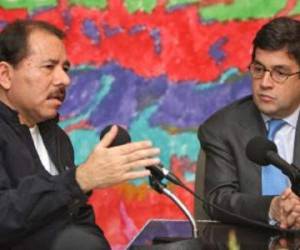 Presidente Daniel Ortega y titular del BID, Luis Alberto Moreno. (Foto: Archivo)