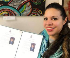 Arte de hondureña Melissa Torres es reconocido en Canadá