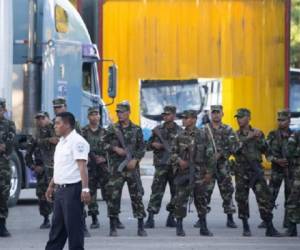 'Hemos reforzado los dispositivos en la frontera', porque 'se ha pretendido violentar nuestro territorio' con la entrada de los isleños, dijo el jefe del ejército nicaragüense, general Julio Avilés. (Foto: AFP).