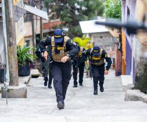 Policía aplica régimen de excepción en las principales ciudades de Honduras