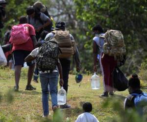 Panamá bate récord de migrantes que cruzan la selva rumbo a EEUU