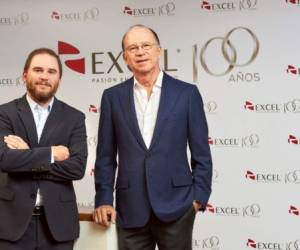 Andrés Poma y Ricardo Poma, director ejecutivo y presidente de Excel, respectivamente. La compa;[ia que dirigen vende 30.000 autos nuevos al año en Centroamérica.