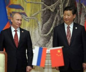 Vladimir Putin y Xi Jinping. (Foto: AFP)