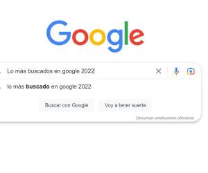 Google y las búsquedas del 2022