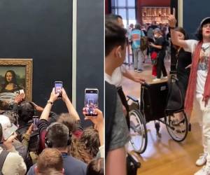 VIDEO: Hombre lanza pastel a la Mona Lisa