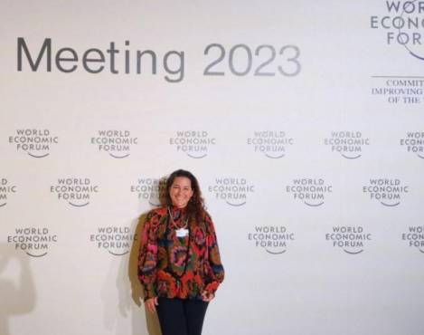 Celina de Sola en Davos 2023: debemos unir esfuerzos para abordar los retos globales