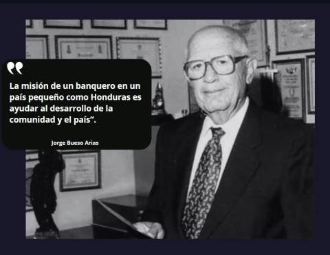 <i>Jorge Bueso Arias fue un banquero hondureño, que será recordado como un personaje admirado y confiable. Foto cortesía / E&amp;N</i>