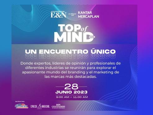 Evento TOM E&amp;N 2023, en la cima de la mente de los centroamericanos