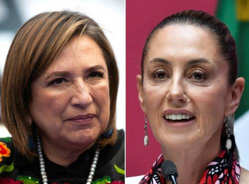 <i>Elecciones en México: Claudia Sheinbaum y Xóchitl Gálvez fueron nombradas como candidatas del oficialismo y la oposición. Imagen de AFP</i>