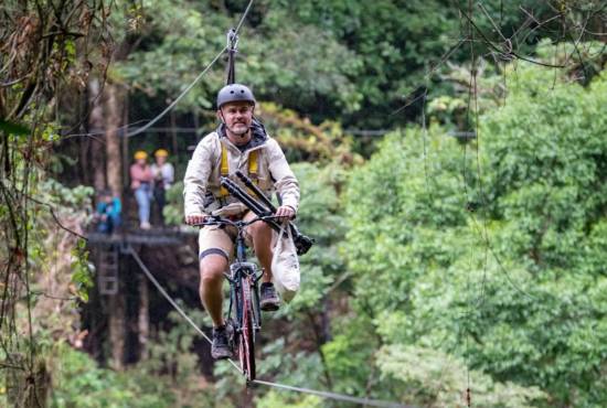 Zipline Bike, una aventura extrema que se encuentra en Costa Rica