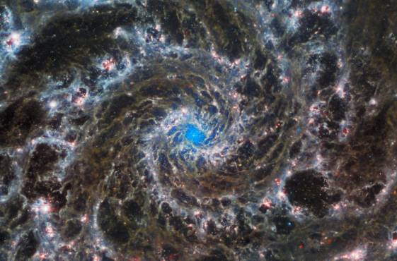Telescopio Webb captura nuevos detalles de la Galaxia Fantasma