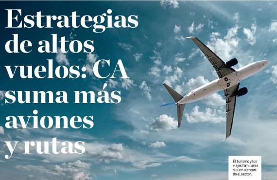 Turismo y viajes de familia los motores del sector aeronáutico en Centroamérica