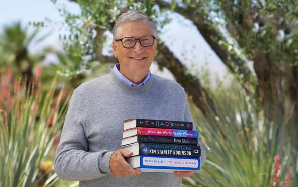 Bill Gates te recomienda 5 libros: Me encantaron todos y espero que encuentres algo que disfrutes también