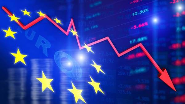 Eurozona cae en recesión técnica tras contraerse dos trimestres seguidos