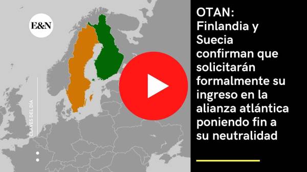 Suecia y Finlandia toman históricos pasos hacia una adhesión a la OTAN