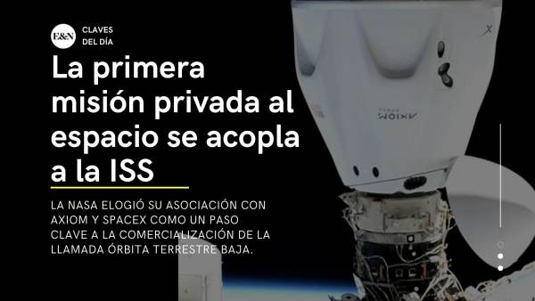 La primera misión privada al espacio se acopla a la ISS