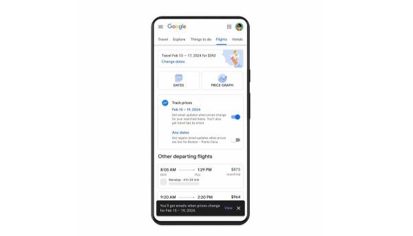 Google Flights se actualiza y señala las fechas más baratas para viajar