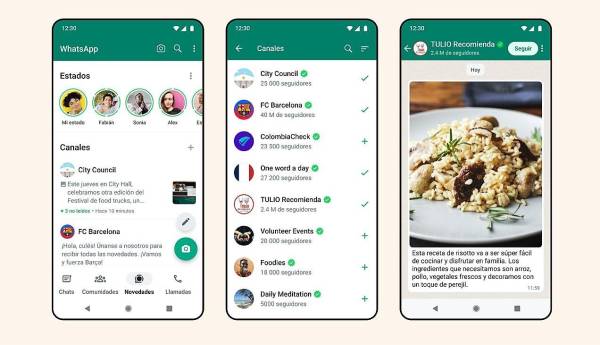 WhatsApp presenta ‘Canales’, una herramienta de comunicación unidireccional y privada