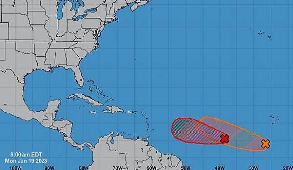 Se forma depresión tropical en el Atlántico y se convertirá en huracán este miércoles