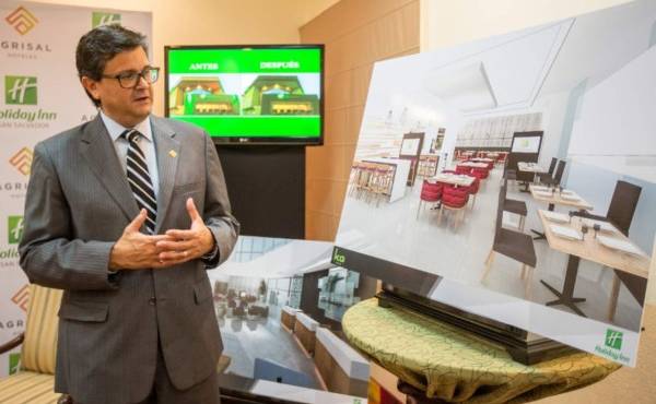 Agrisal Hoteles invierte U$1.5 millones en remodelación del Holiday Inn San Salvador