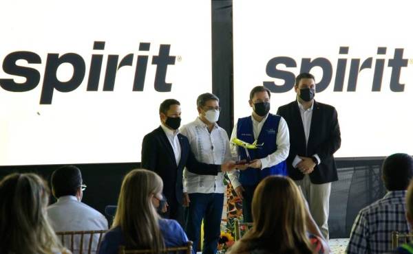 Spirit anuncia tres nuevos destinos a aeropuerto de Palmerola en Honduras