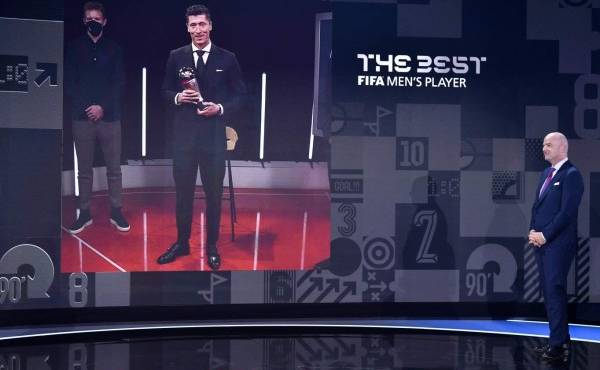 Robert Lewandowski conquista el premio The Best 2021